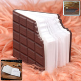 Chocolate Shaped Notebook  Diary 60 Pages (1 Pc)