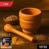 Unbreakable Plastic Mortar  Pestle - (Set)